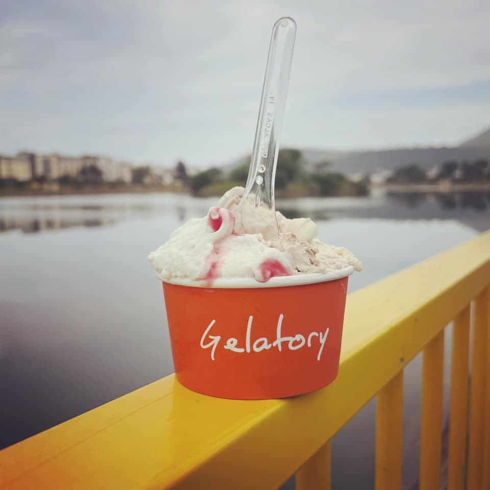 Raspberry Ripple gelato