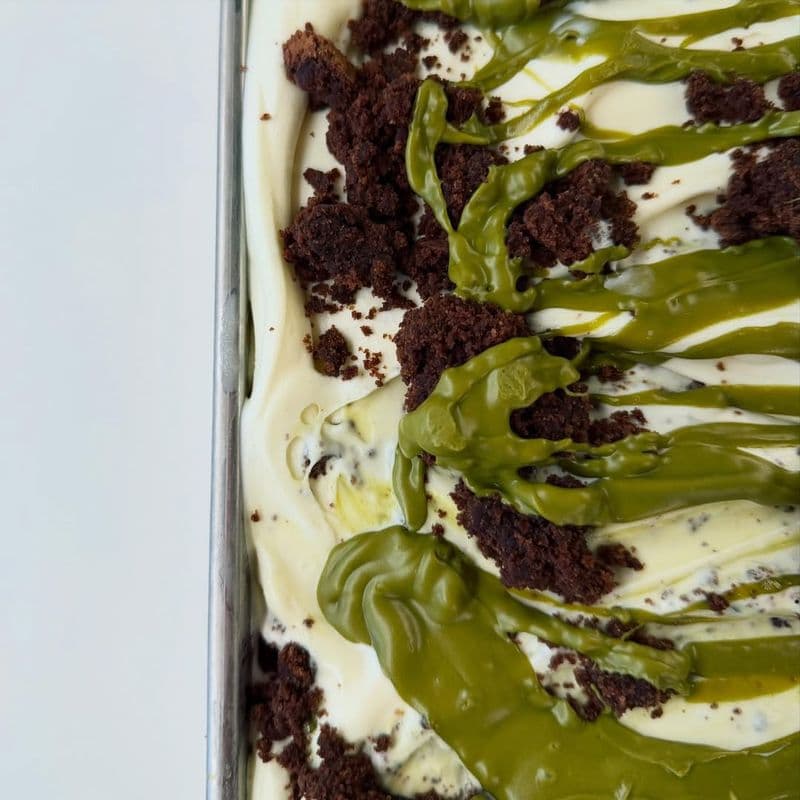 Pistachio Fudge Brownie